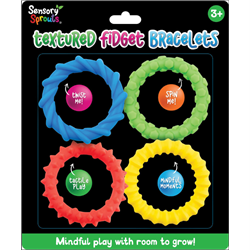 EVLSFB - Textured Fidget Bracelets Set